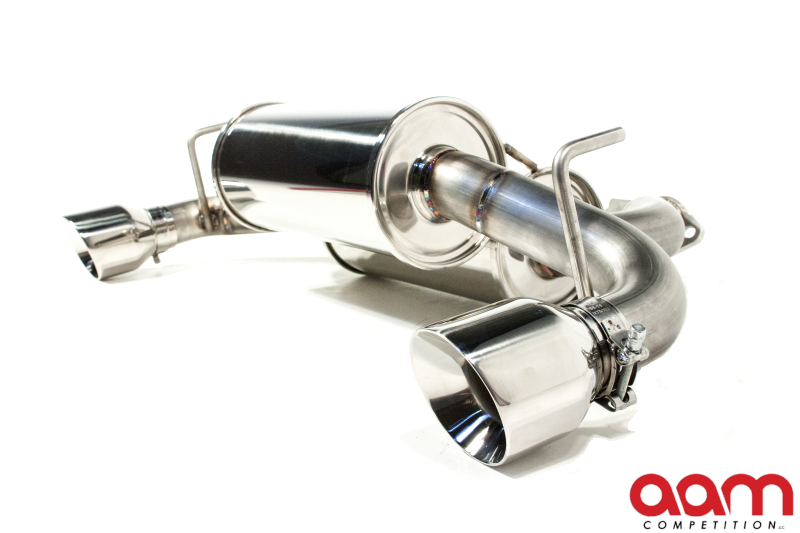 AAM Competition G37 Rear Exhaust Axle Back System w/ Stainless Tips ...